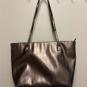 Michael Kors Shimmering Silver Tote